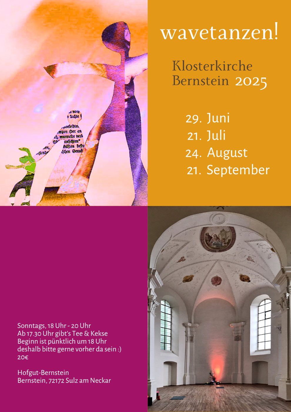 Event image for wavetanzen! Klosterkirche Bernstein